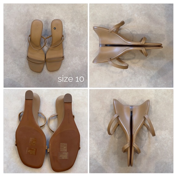 Madewell The Kimmy Wedge Sandal • sizes 7.5, 8, 8.5, 10 • NR003 • Amber Brown - Picture 8 of 13